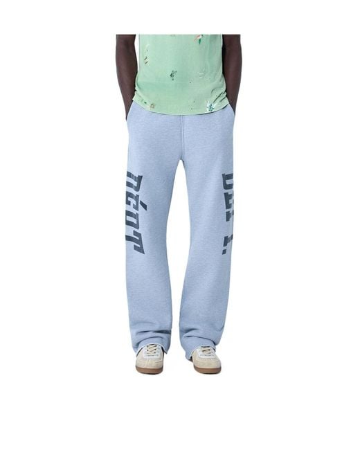 GALLERY DEPT. Blue Logo Motif Track Pants for men