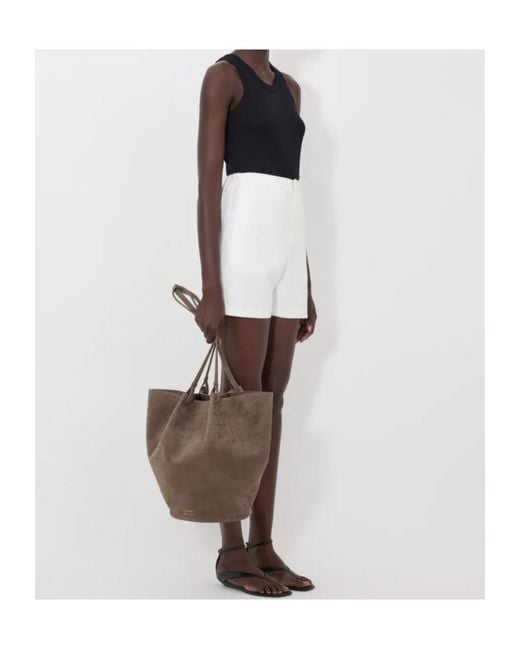 Loulou de Saison White Ivan Baggy Shorts