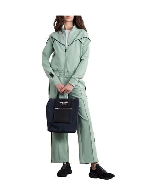 McQ Alexander McQueen Green Piped Jersey Track Jacket