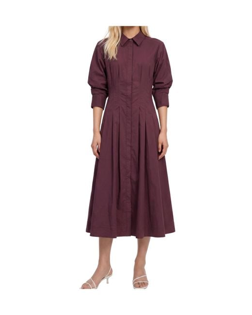 Jonathan Simkhai Purple Jazz Shirt Dress