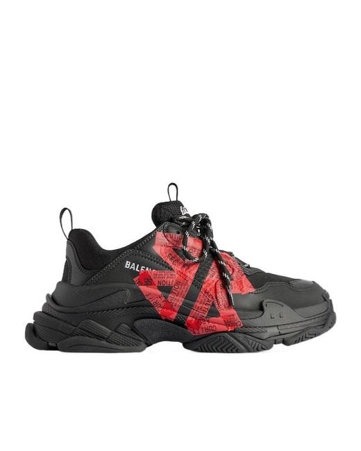 Balenciaga Red Triple S Sneaker for men