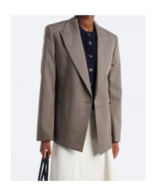 Rohe Brown Wool-Blend Blazer