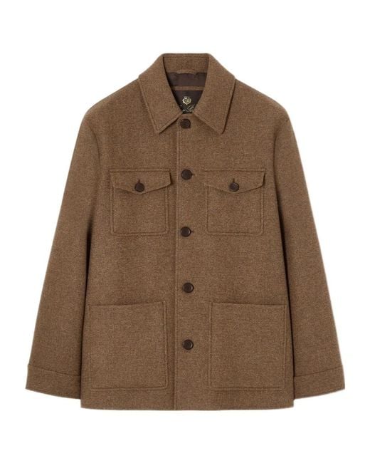 Loro Piana Brown Devis Caban for men