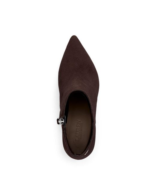Ralph Lauren Brown Side Zipper Ankle Boots