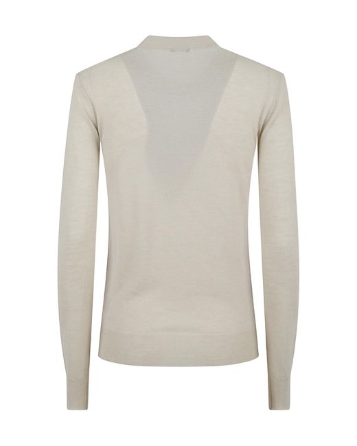 Joseph Gray Ribbed Knitwear
