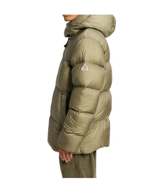 Pyrenex Green Shift Hooded Ripstop Jacket for men