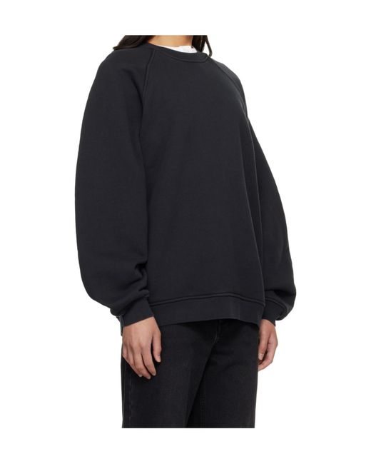 Agolde Black Valma Sweatshirt