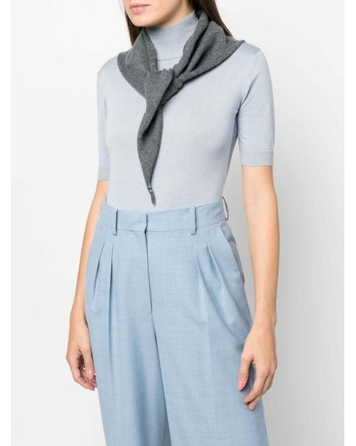 Extreme Cashmere Gray N35 Triangular Scarf for men