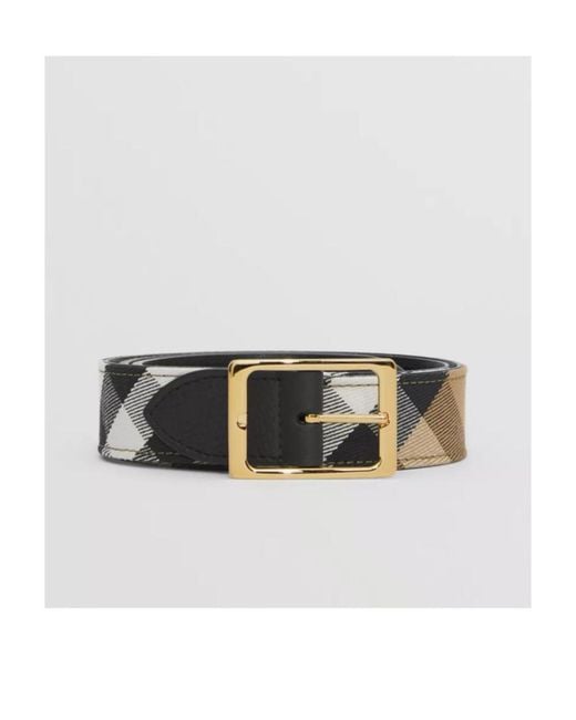 Burberry Multicolor Double-Sided Checked Belt