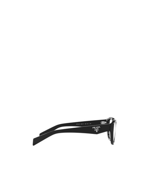 Prada White Eyewear Cat-Eye Frame Glasses