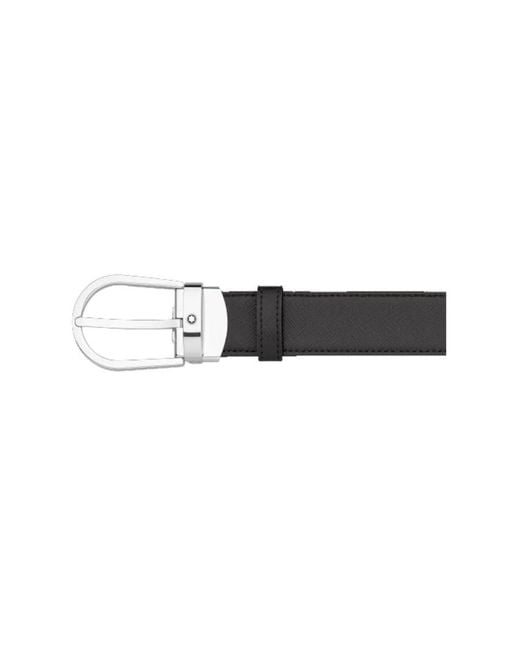Montblanc Multicolor Horseshoe-Buckle Reversible Belt for men
