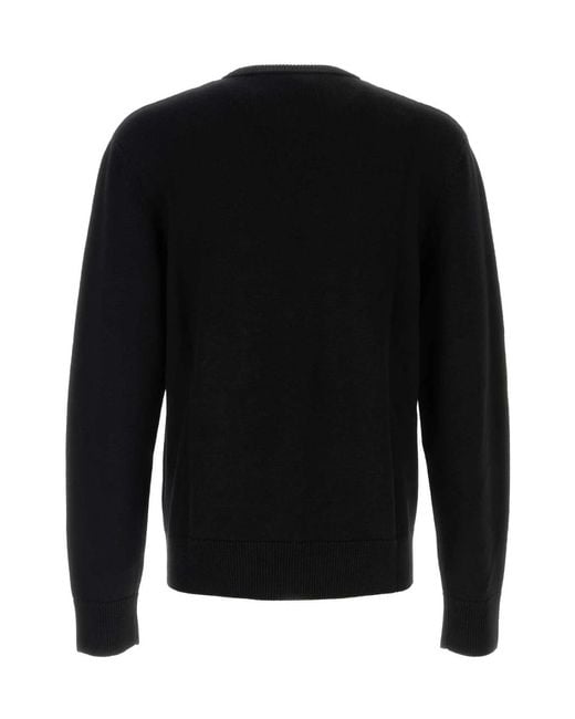 Givenchy Black 4G Braid Knitted Jumper for men