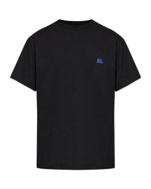 Jil Sander Black Logo Regular-Fit T-Shirt for men