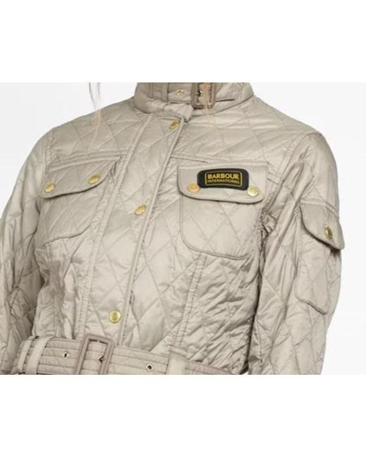Barbour Gray Quilted Jacket