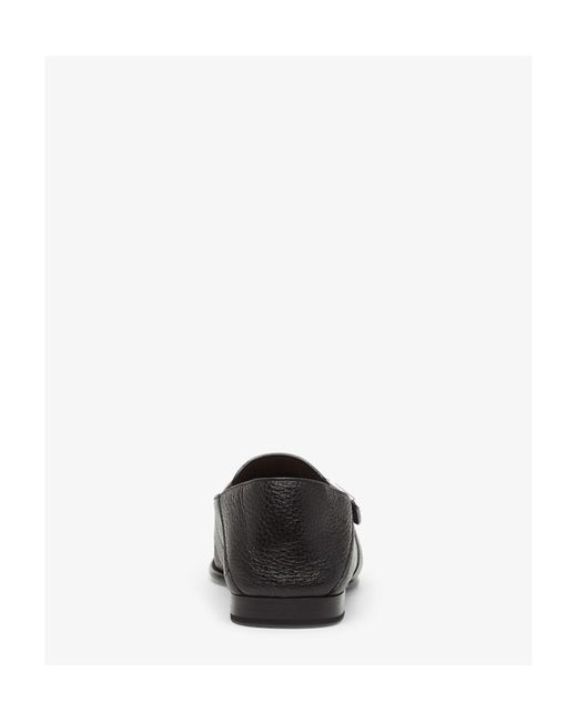 Fendi Black Leather Loafers for men