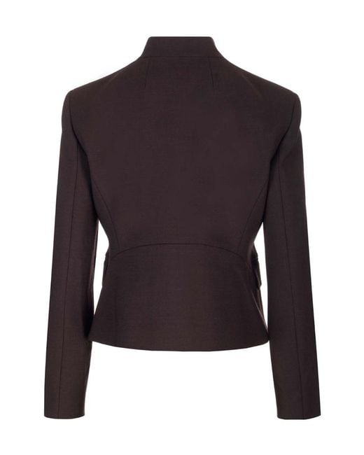 Theory Blue Button Long-Sleeved Suit Coat