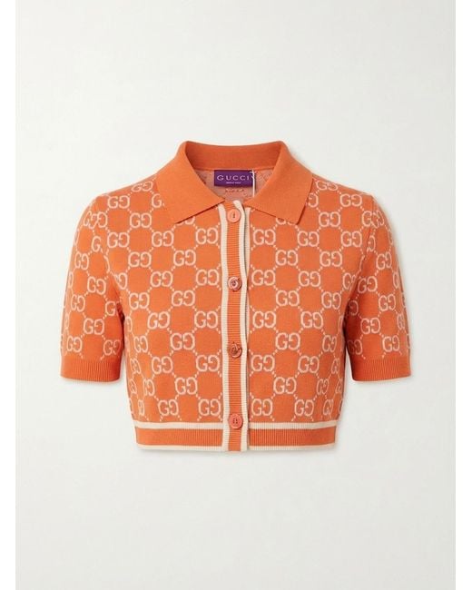 Gucci Orange Tops