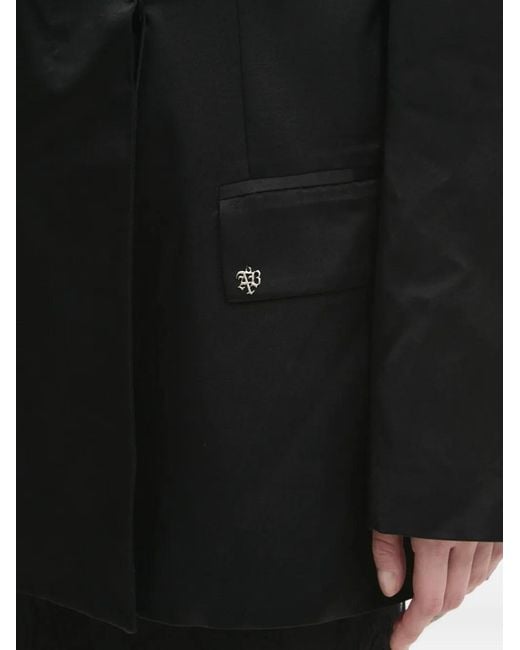 Aniye By Black Notched-Lapels Blazer