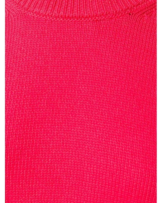 KENZO Red Logo Knit Jumper