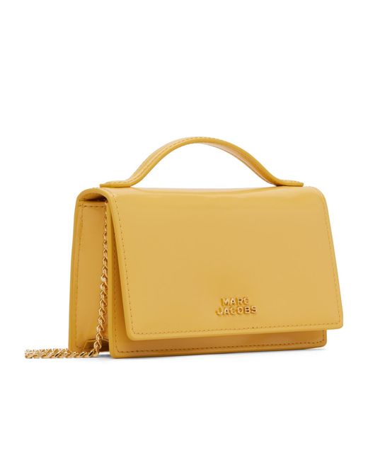 Marc Jacobs Metallic The Glam Mirror Mini Logo Shoulder Bag
