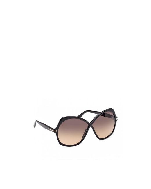 Tom Ford Natural Eyewear Oversized-Frame Sunglasses