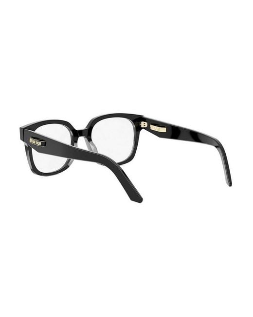 Dior White Eyewear Square Frame Glasses