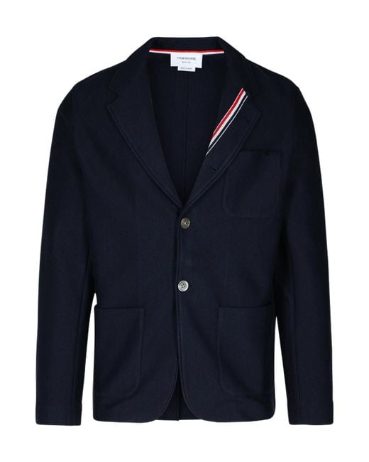 Thom Browne Blue Sake Jacket for men