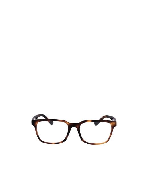 Moncler White Eyewear Rectangular Frame Glasses for men