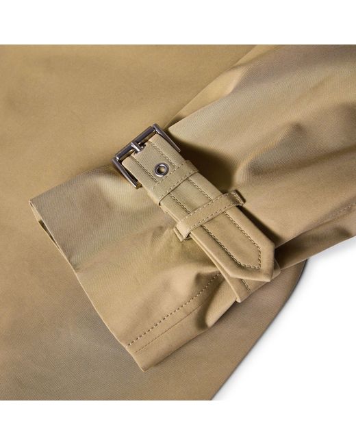 Fendi Natural Solid Color Trench Coat