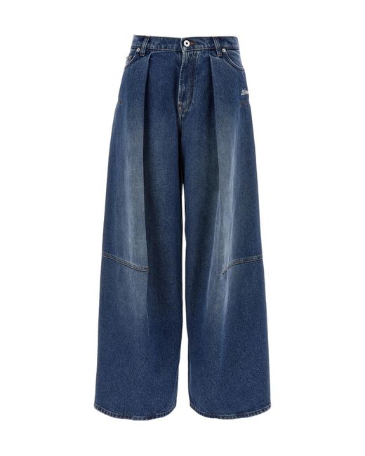 Jean Paul Gaultier Blue Wide Jeans
