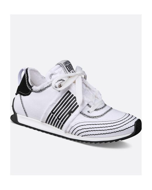 Dior White Round Toe Sneakers