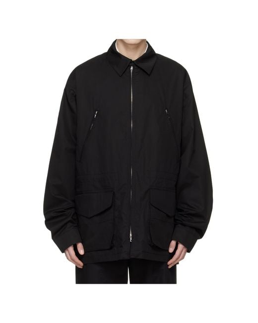 Rier Black Collared Field Jacket for men