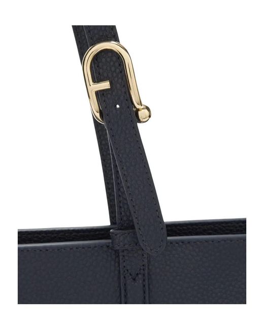 Furla Blue Double-Handled Handbag