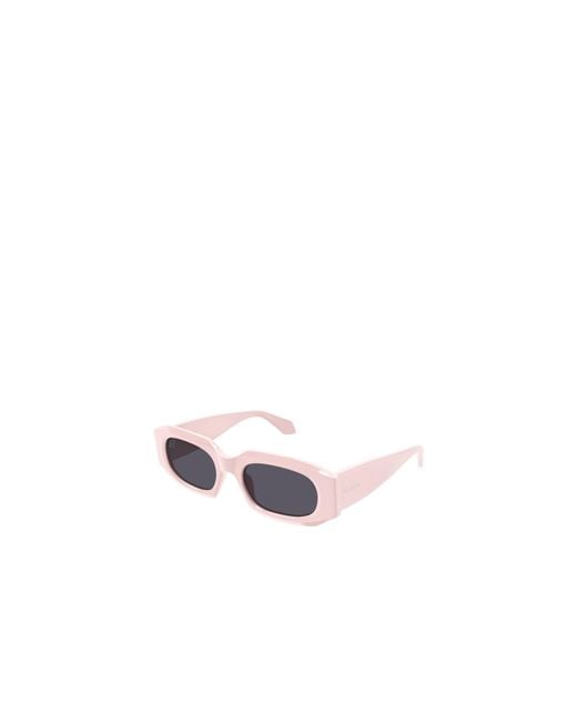 Alaïa White Alaïa Rectangular Frame Sunglasses