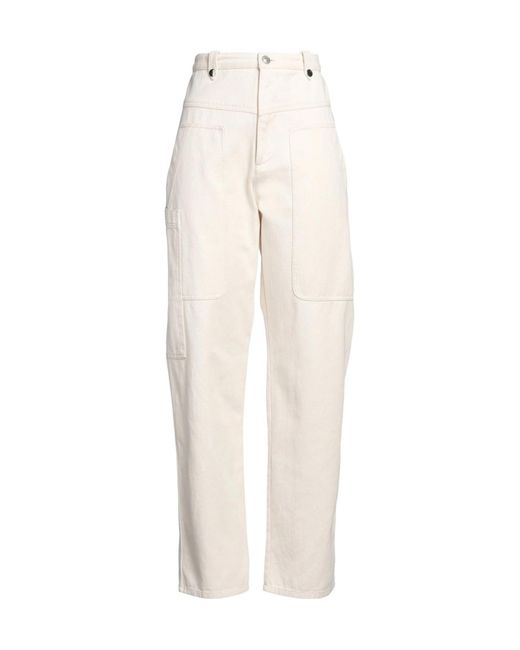 Isabel Marant White Casual Trousers