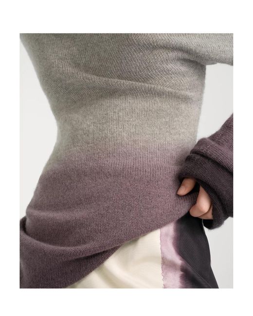 Dior Gray Oversized Asymmetric Sweater