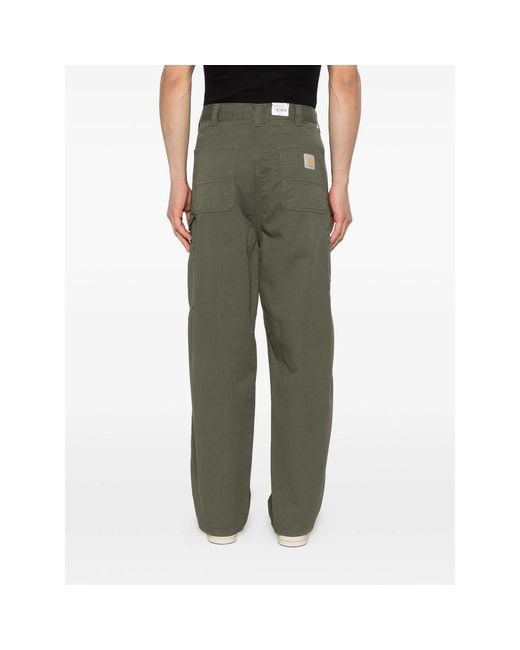 Carhartt Green Straight-Leg Work Pants for men