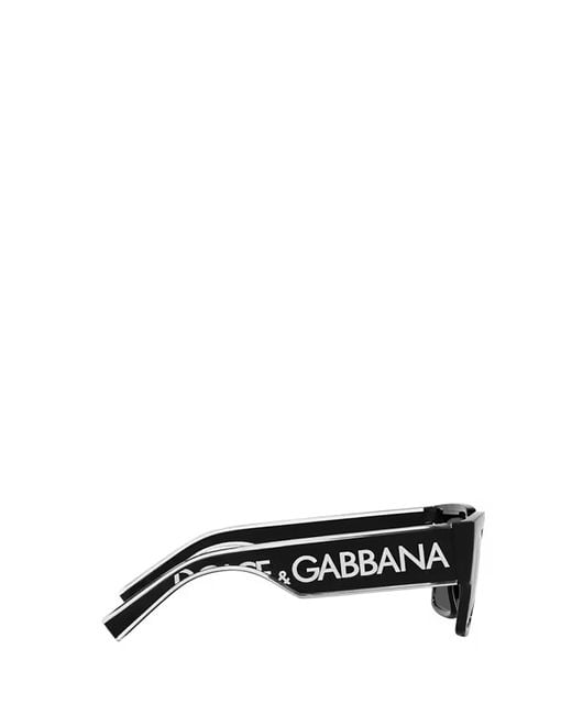 Dolce & Gabbana Black Eyewear Square Frame Sunglasses for men