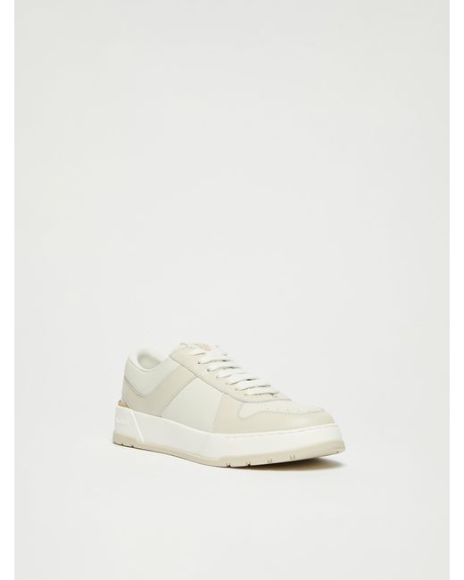 Max Mara White Leather Sneakers