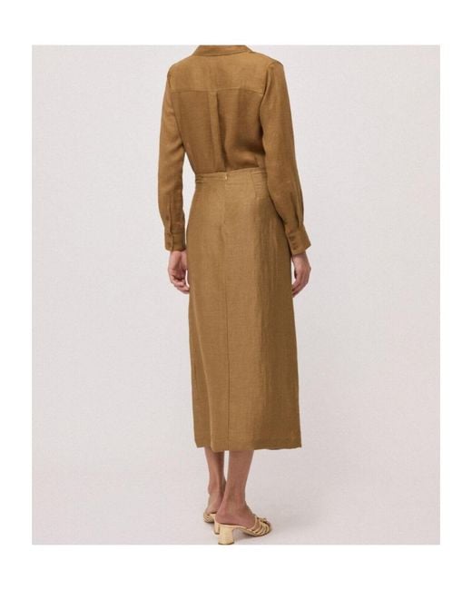 Ottod'Ame Natural Blended Yarn Cage Skirt