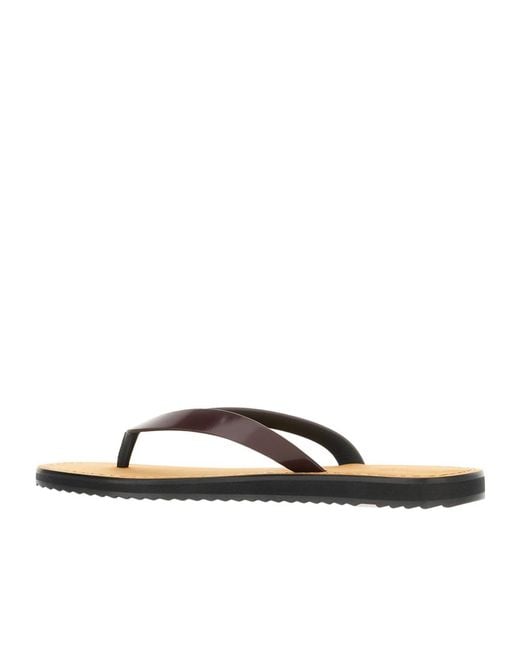 The Row Multicolor Round-Toe Flip-Flops