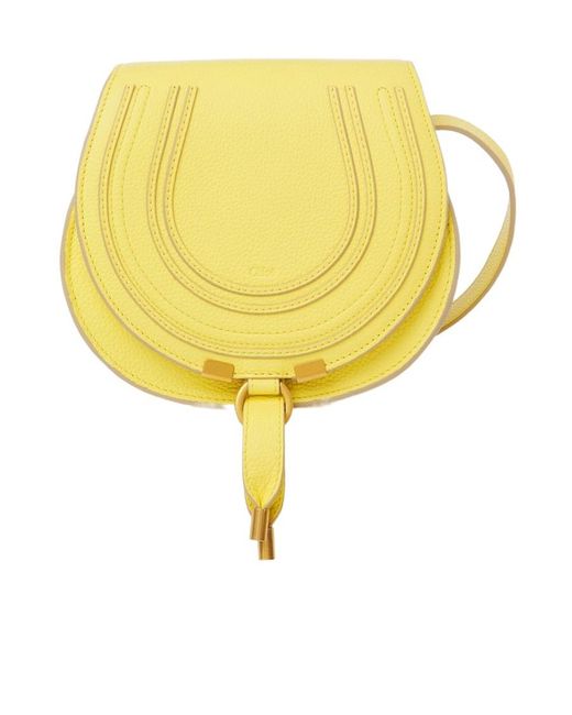 Chloé Natural Small Marcie Crossbody Bag