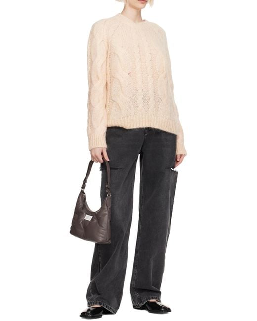 Maison Margiela Brown Tabi City Mary-Jane Mules