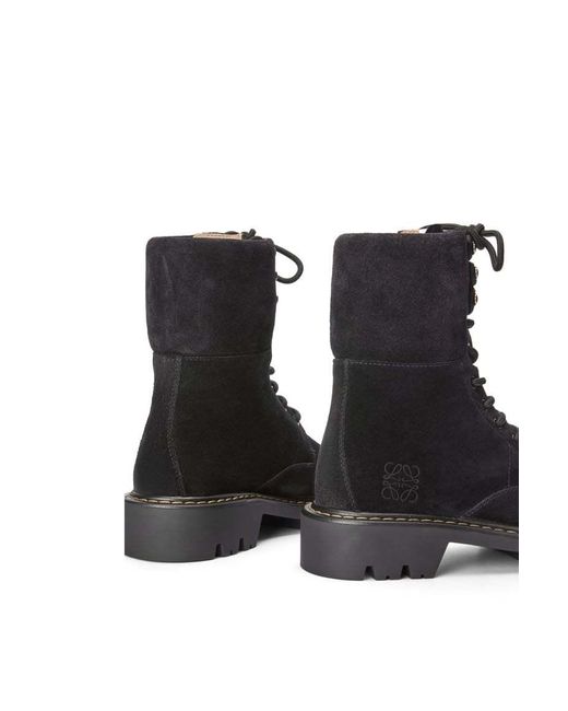 Loewe Black Sierra Combat Boot