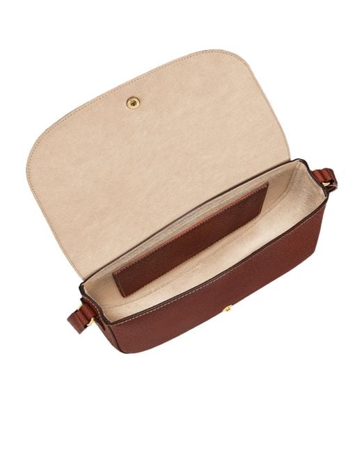 Longchamp Brown Medium Épure Leather Crossbody Bag