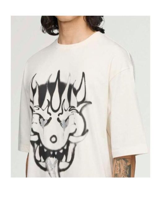 Y-3 White Chito Graphic Short-Sleeve T-Shirt for men