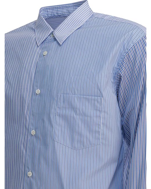 Comme des Garçons Blue Striped Shirt for men