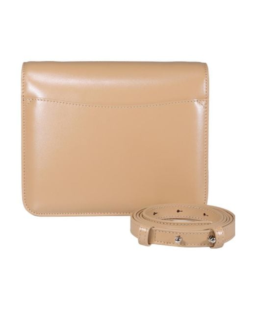 Chloé Natural Chloé Kattie Foldover Crossbody Bag