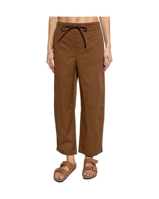 Rag & Bone Brown Drawstring Casual Pants