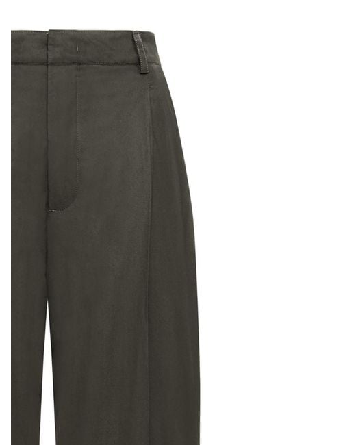 Soeur Gray Straight-Leg Casual Pants